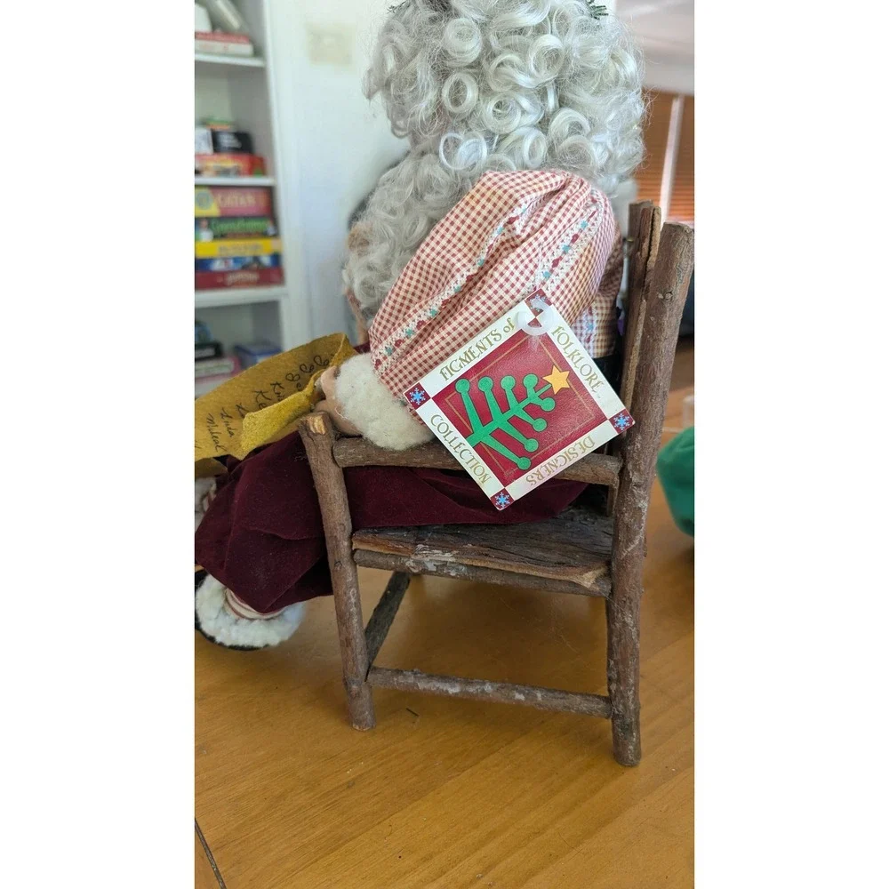 Vintage Figments of Folklore Collection Santa Claus Twig Chair